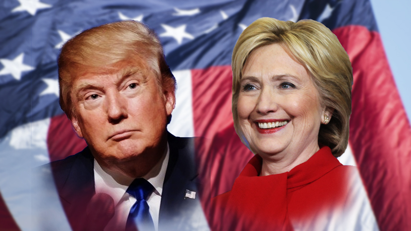 Donald Trump Vs Hillary Clinton Satya Day