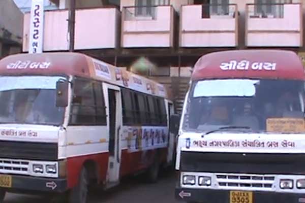 Bharuch City Bus Bandh1 Satya Day