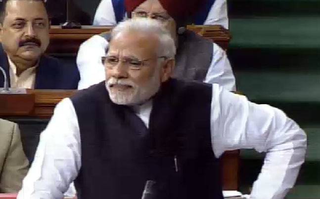 modi in sansad 2