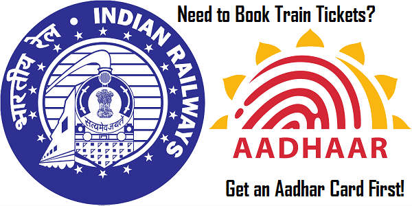 railway ministry aadhar card