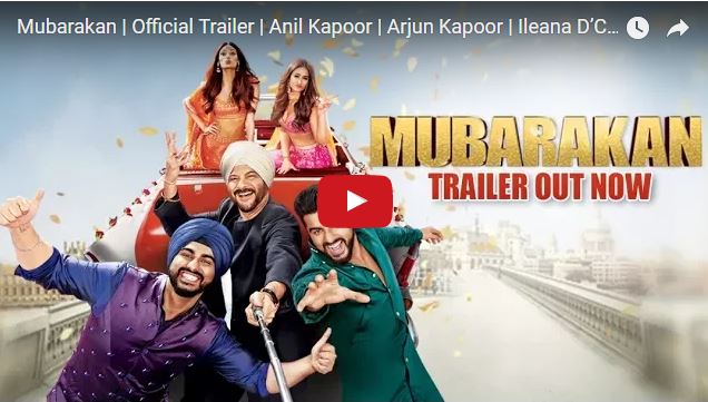 mubarakan official trailer