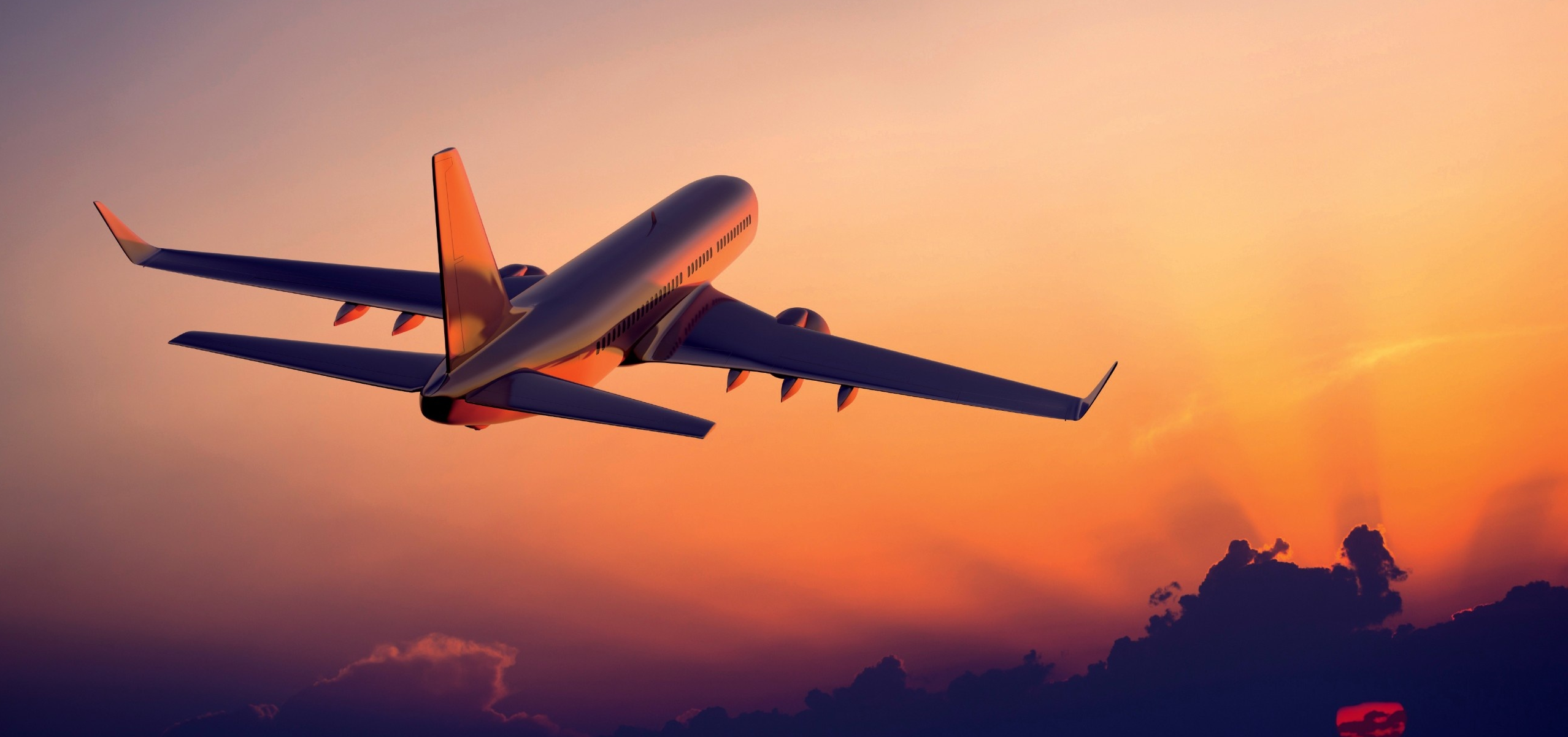 sunset plane