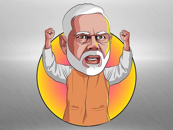 modi cartoon