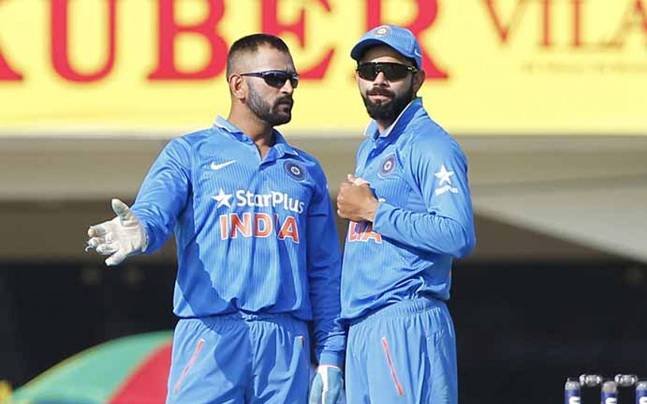 kohli and dhoni