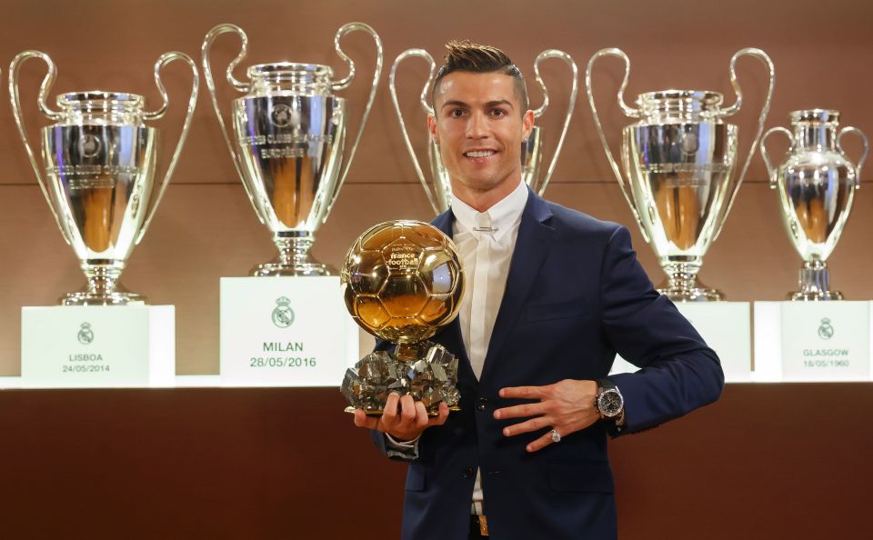 ronaldo awards