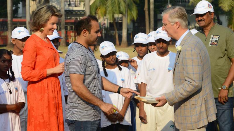 sehwag with belgium 2