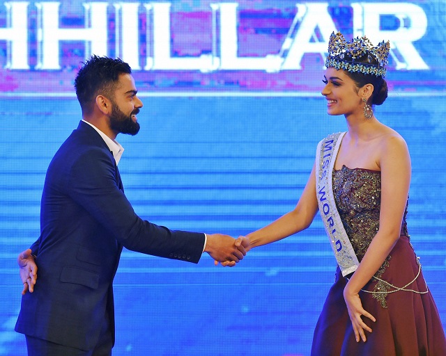Virat Kohli Manushi Chillar