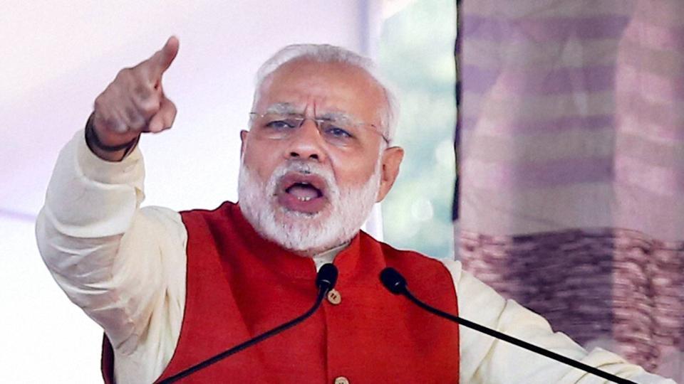 ભાભરમાં PM મોદીઅે સભા સંબોધી Pm Modi 3 Satya Day
