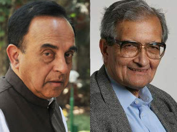 amartya sen and subramanya swamy