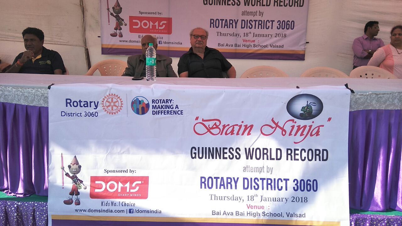 વલસાડમાં બ્રેઇન નિન્જા ક્વિઝ કોમ્પિટિશન દ્વારા ગિનિસ બુકમાં નોંધાવી દાવેદારી, જૂઓ વીડિયો Brain Ninza 5 1 Satya Day