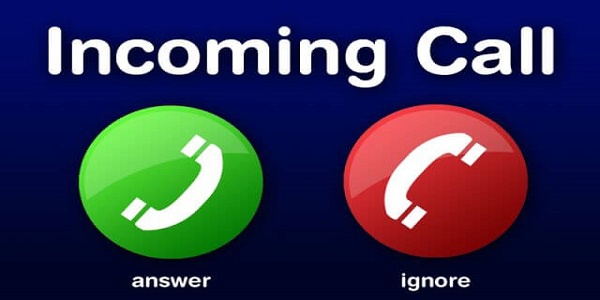 incoming call