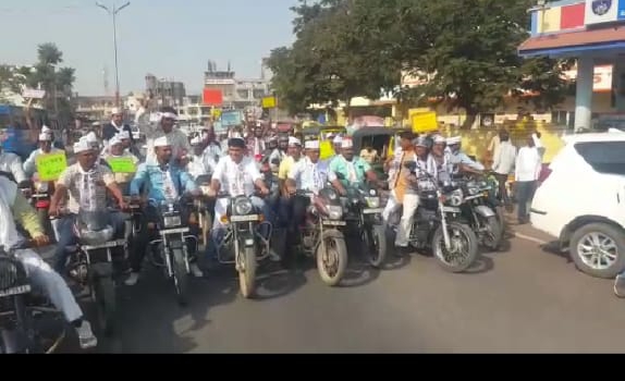 ગુજરાત ખેડૂત સમાજની આગેવાનીમાં બાઈક રેલીનું આયોજન , આ છે માંગણીઓ 20190106 210203