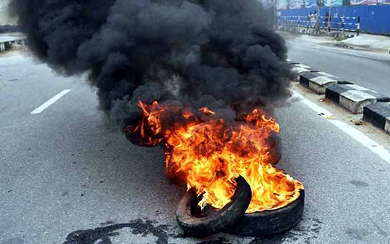 tyre fire