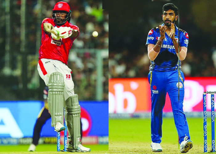 Chris Gayle Bumrah