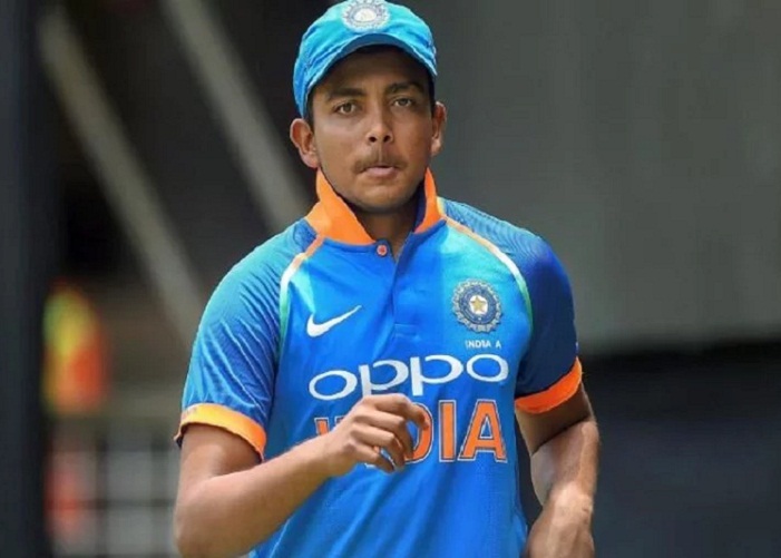 prithvi shaw