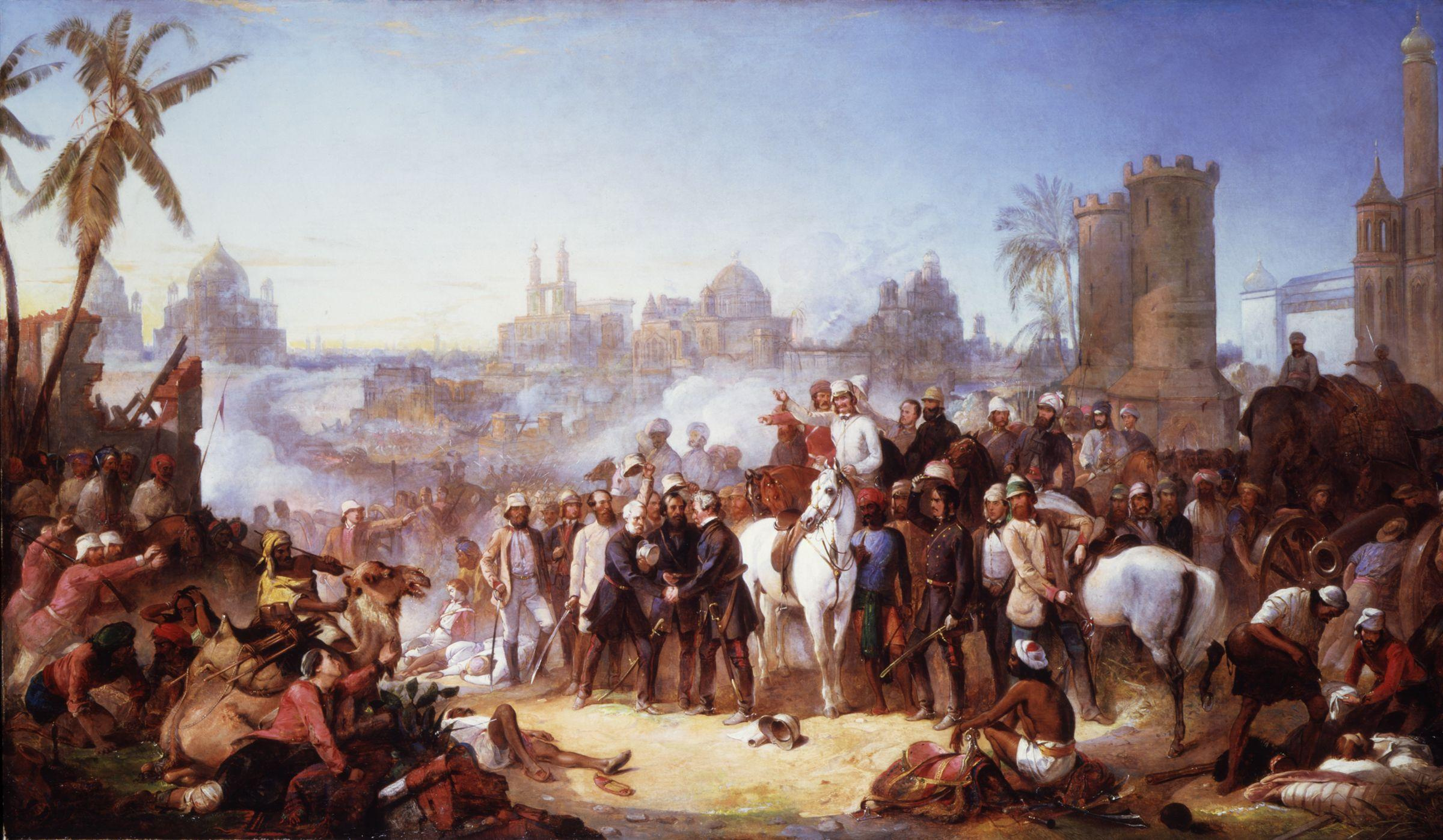 The Relief of Lucknow 1857 by Thomas Jones Barker