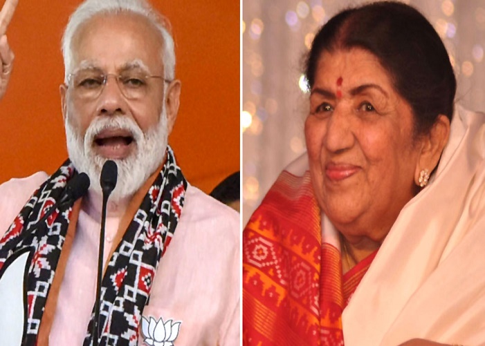 Lata Mangeshkar Narendra Modi Satya Day