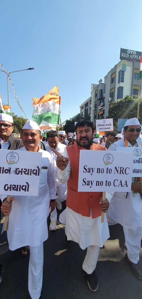 કોંગ્રેસ દ્વારા અમદાવાદ માં ‘સંવિધાન બચાવ રેલી’ 9 18 Satya Day