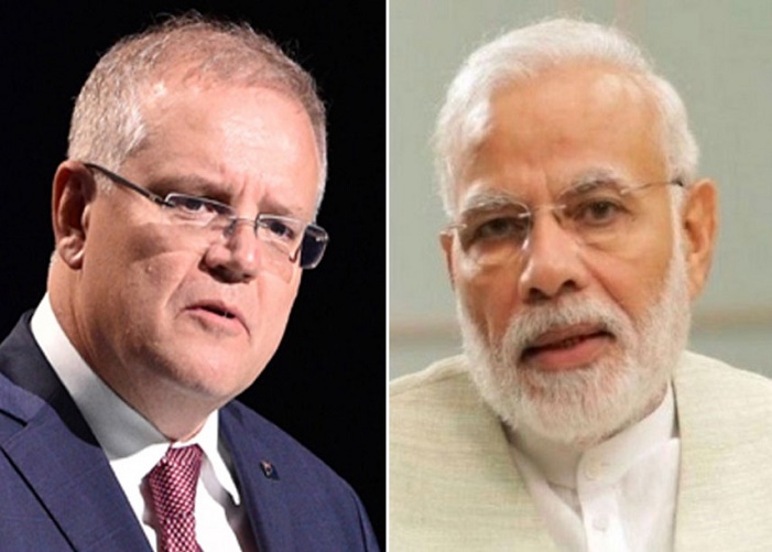 Narenddra Modi Scott Morrison