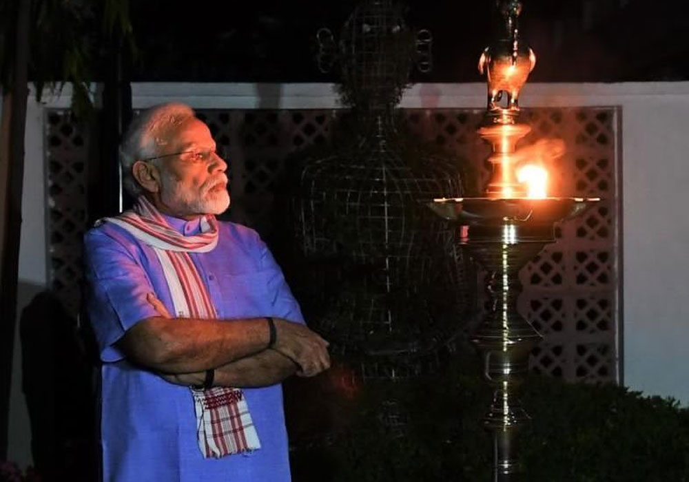 PM Modi Diya Sandesh