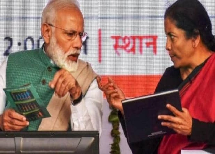 Narendra Modi Nirmala Sitharaman