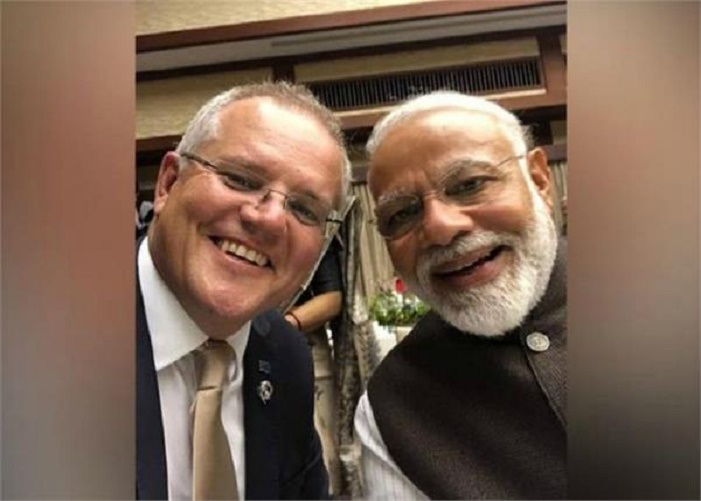 Scott Morrison Narendra Modi