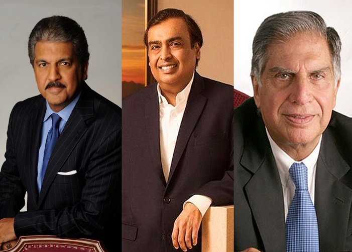 Tata Ambani Mahindra Satya Day