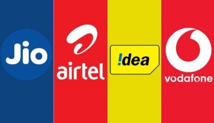 Jio Airtel Idea Vodafone