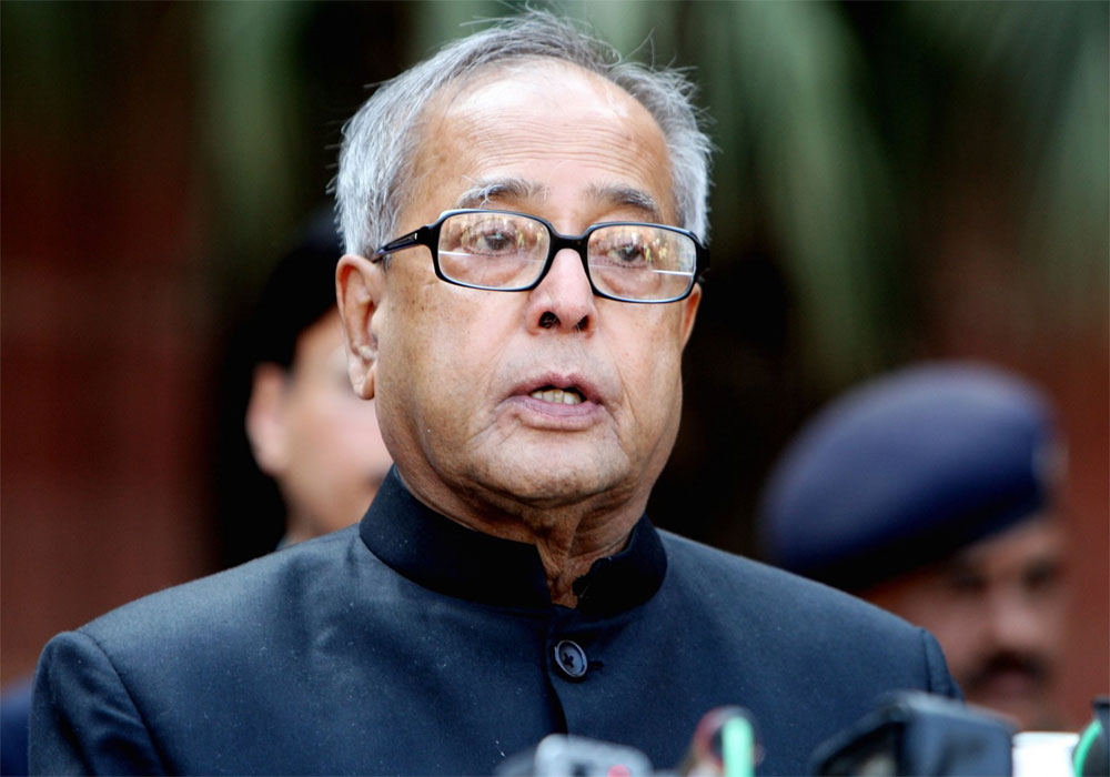 Pranab Mukherjee Sandesh Satya Day