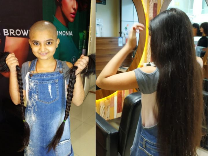 PROUD SURTI: 10 વર્ષની ઉંમરમાં કેન્સર પીડિતો માટે મુંડન કરાવી વાળ દાન કરી દીધા ! 19 2 Satya Day