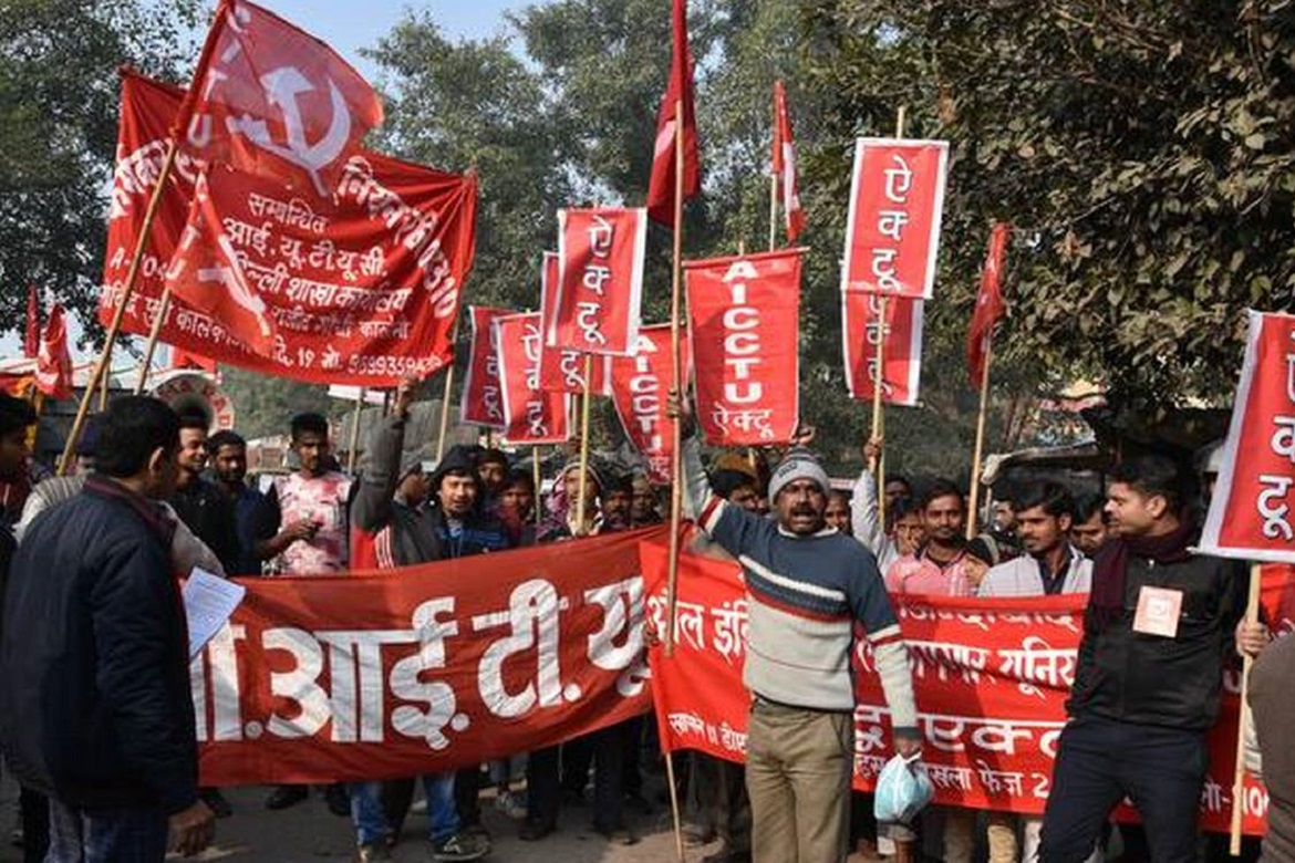 Labour Protest Satya Day