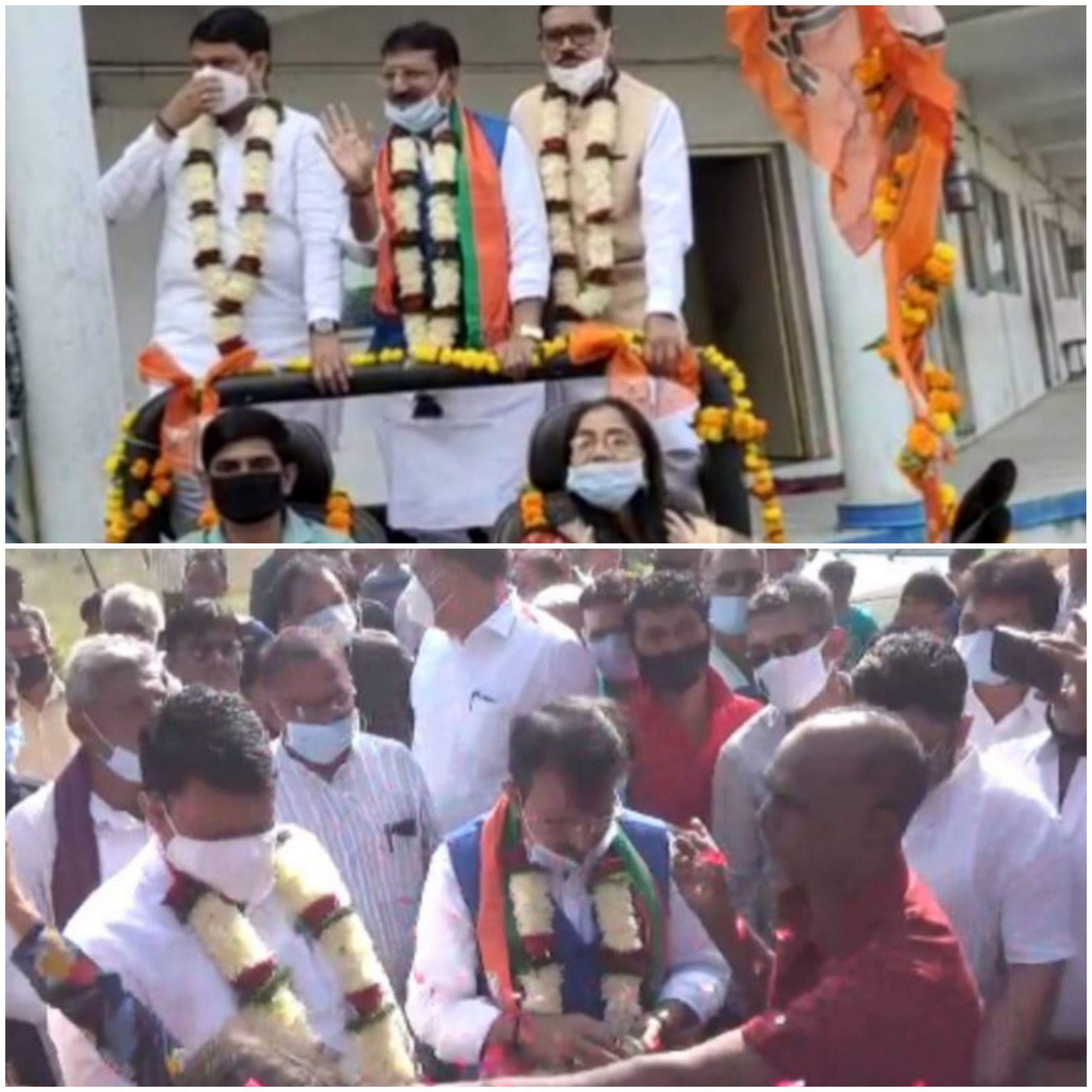 રાજ્ય માં કોરોના ખતરનાક રીતે સ્પ્રેડ થયો : નેતાઓ હજુપણ રેલીઓ માં મસ્ત,ભાજપના ધારાસભ્ય આત્મારામ પરમારની DJ વાળી રેલીમાં કોરોના નો ડિસ્કો !!! 20201121 204749 scaled