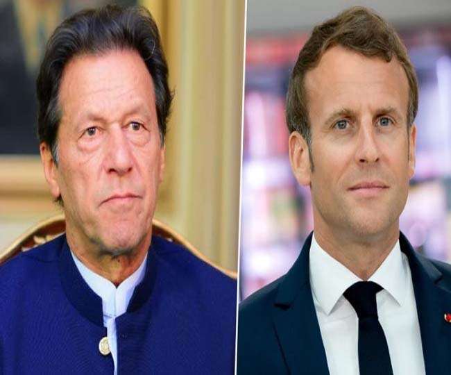 20 11 2020 Imran Khan And Emmanuel Macron 21082108 Satya Day