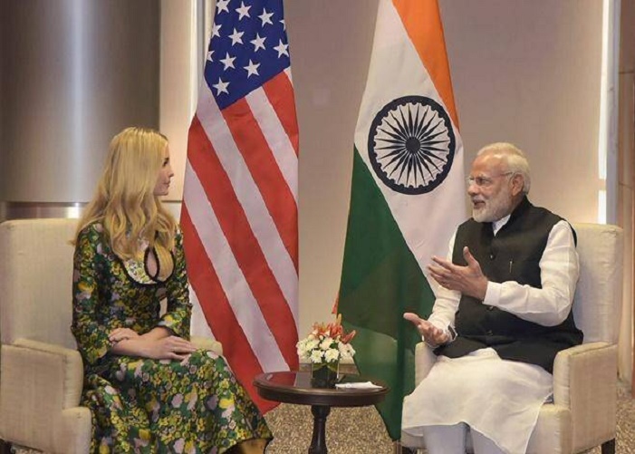 Ivanka Trump Narendra Modi