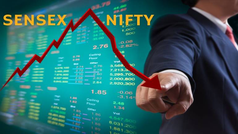 Sensex Down Satya Day