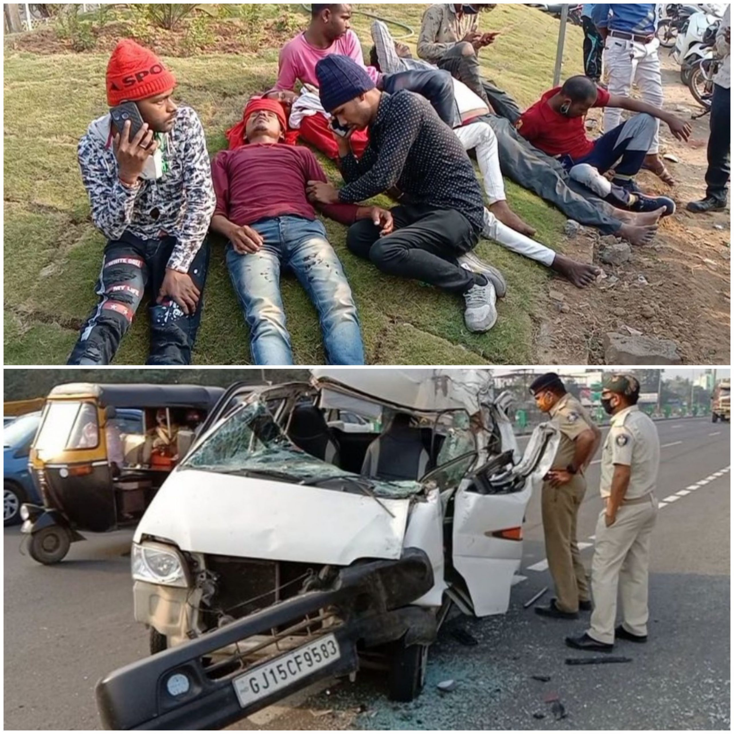 વલસાડ RTO ની ટીમે બુદ્ધી નું દેવાળું ફુક્યું,અચાનક હાઇવે ઉપર ટ્રકો રોકવા લાગતા અકસ્માત : 7 ને ઇજા થતાં આરટીઓ વાળા સુમળી માં ત્યાંથી છટકી ગયા ! 20210111 210115 Scaled Satya Day