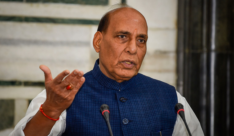 Defence Minister Rajnath Singh Talks Feb24 2020 Pti Satya Day