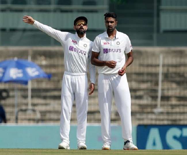 Ind vs Eng બીજી ટેસ્ટ: ભારતને શૂન્ય પર પ્રથમ ફટકો, શુભમન ગિલ આઉટ 13 02 2021 ashwin and kohli1 21364080
