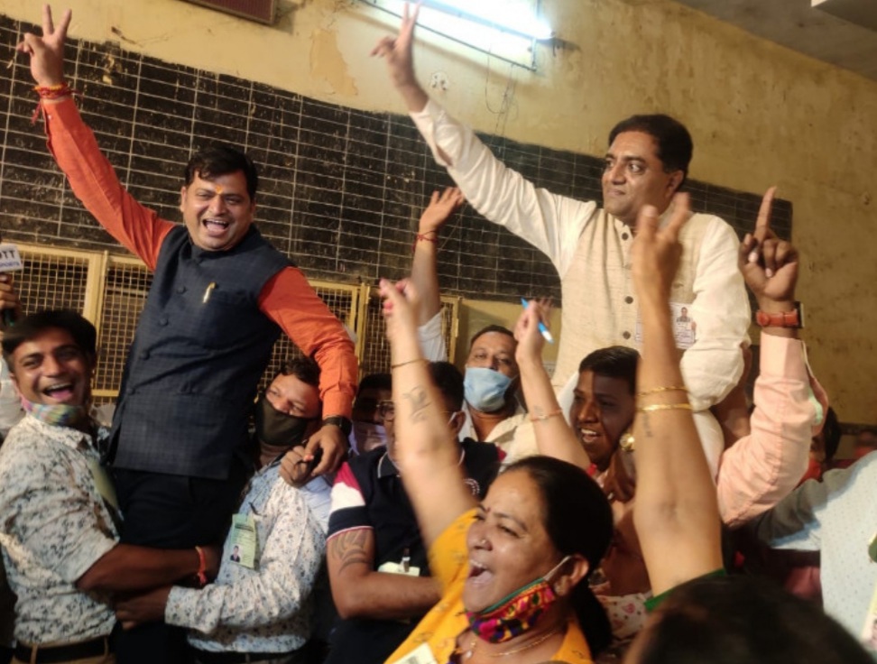 વડોદરા માં ભાજપ ની જીત : 41 ઉપર ભાજપ અને 7 ઉપર કોંગ્રેસ આગળ 20210223 135000