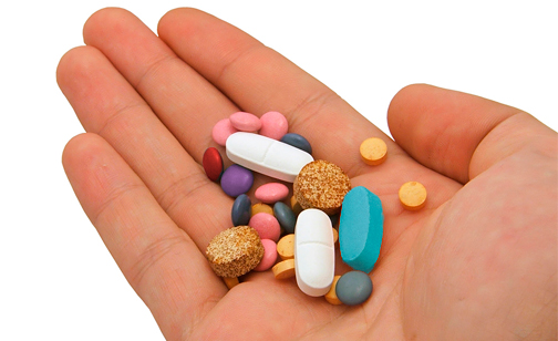 1 pills in hand