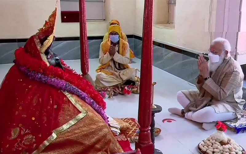 Pm Modi Kali Temple Bangladesh Satya Day