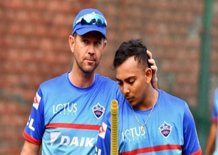 Prithvi Shaw Ricky Ponting