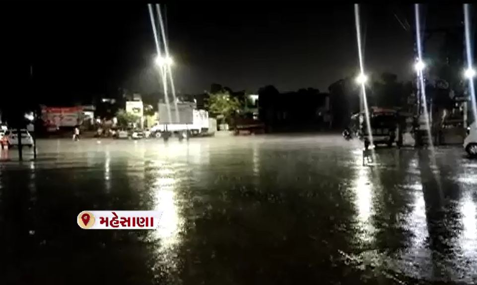 MEHSANA: ભારે પવન સાથે વરસાદ વરસતા જગતના તાત ચિંતાતુર,પાકને નુકસાનની ભીતિ ! 16