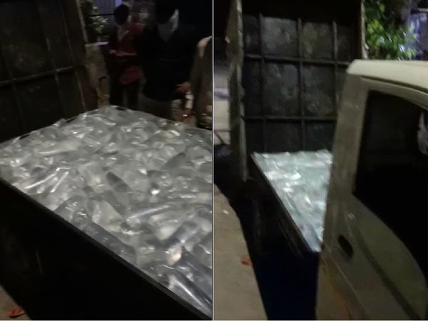 AHMEDABAD: ટેમ્પોમાં 485 લીટર દારૂની હેરાફેરીનો પ્રયાસ/ગુપ્ત ખાનામાંથી સંતાડેલો દારૂ ઝડપી પાડ્યો 3 1