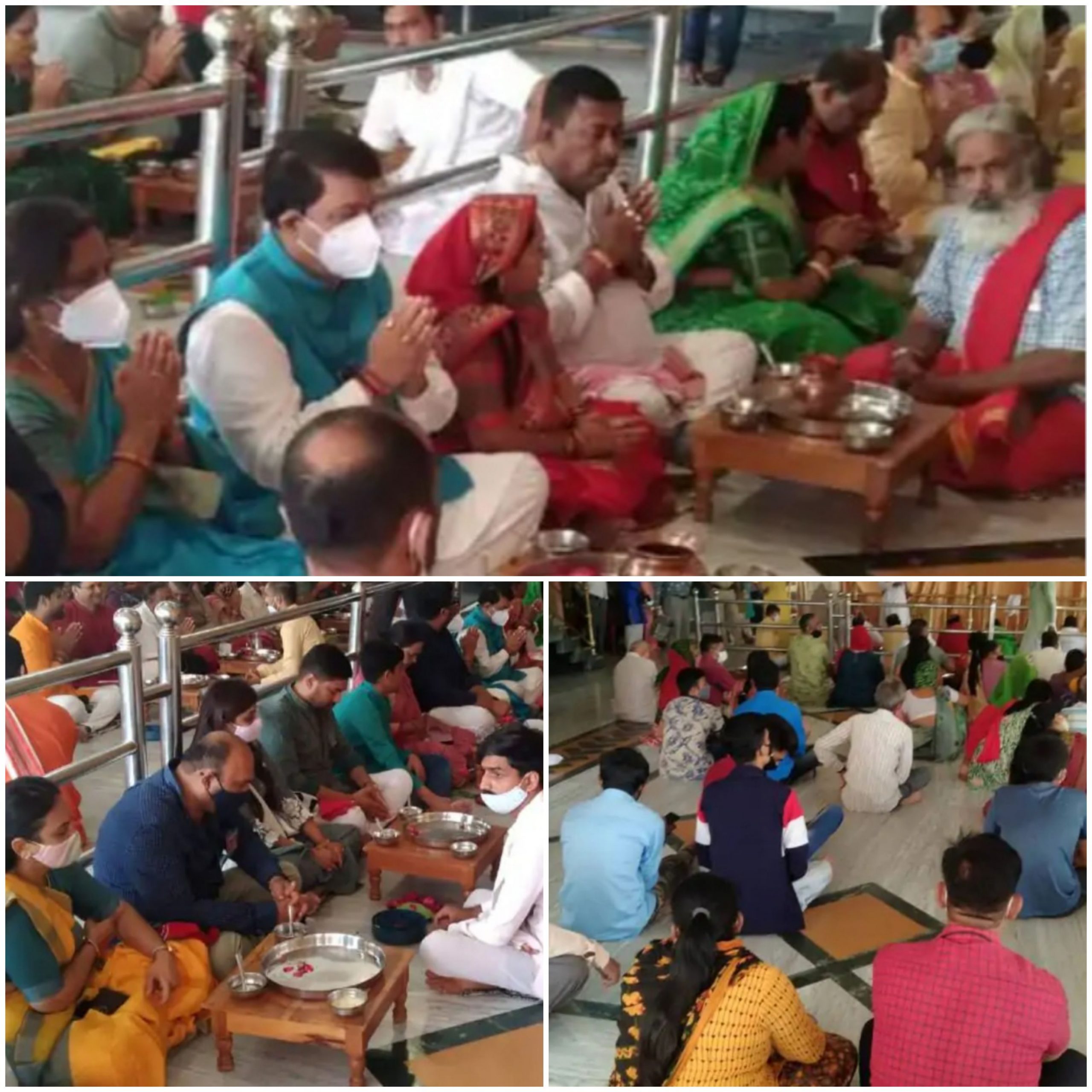 અમદાવાદ માં ભગવાન જગન્નાથ, ભાઈ બલરામ અને બહેન સુભદ્રાજી સાથે સરસપુર મામાના ઘરેથી નિજમંદિર પરત ફર્યા ; નેત્રોત્સવ વિધિ શરૂ 20210710 093454 Scaled Satya Day