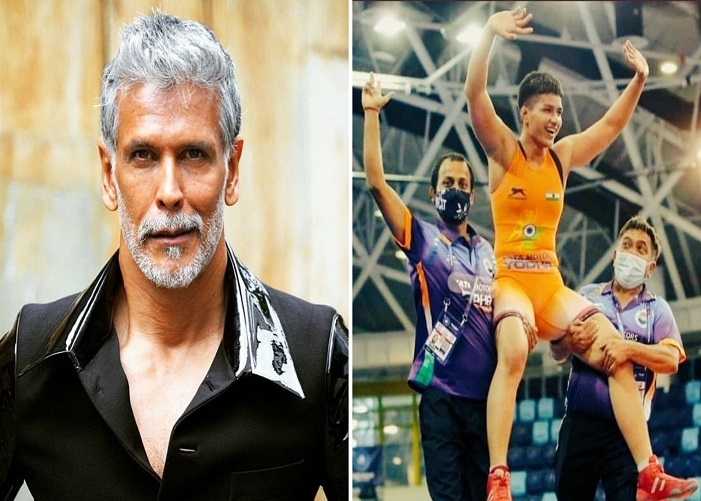 Milind Soman Priya Malik