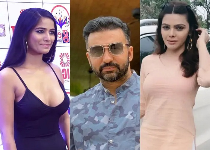 Sharlin Chopra Poonam Pandey Raj Kundra