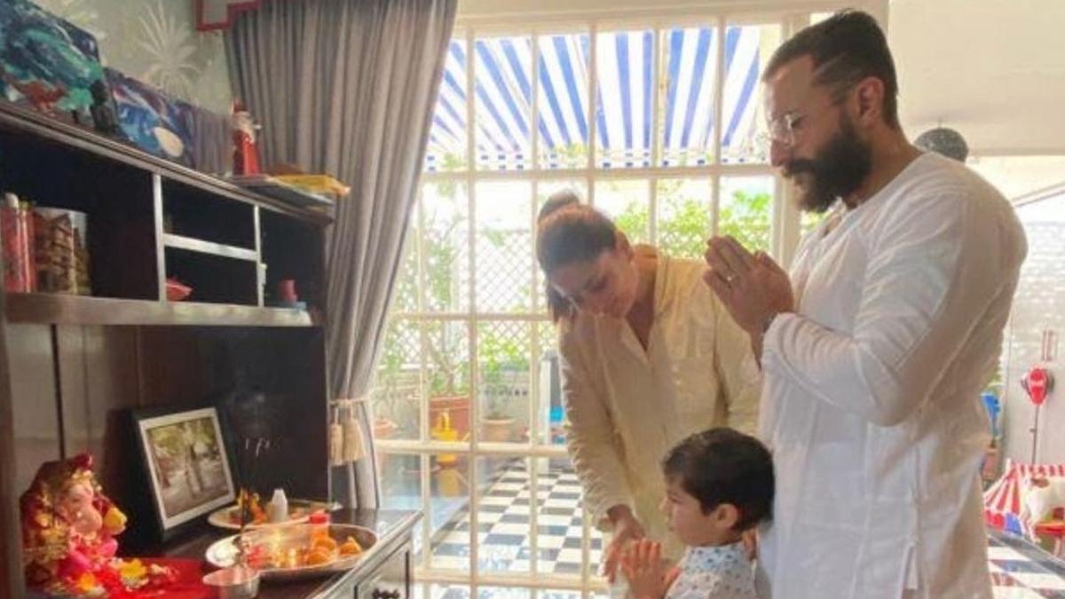 Kareena Saif Ganesh Chaturthi Satya Day