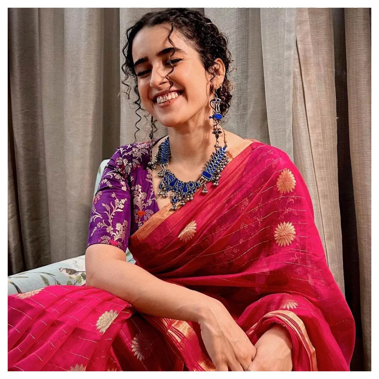 Sanya Malhotra Glowing Skin Satya Day