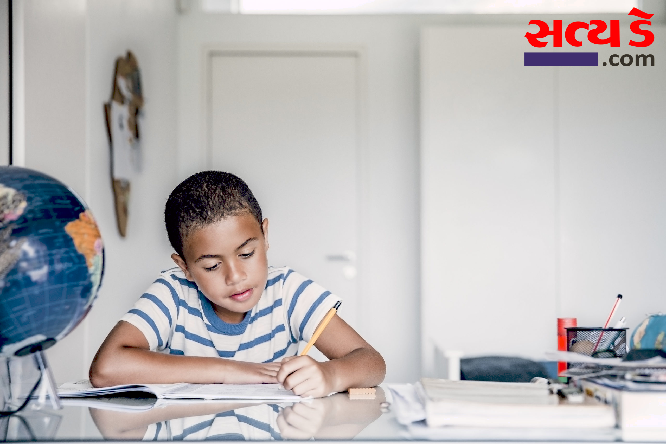 studying kid